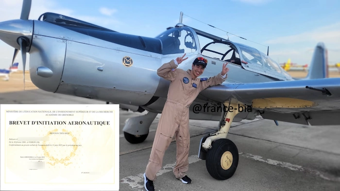 photo réussite examen bia france cours visioconférence enseignant direct brevet initiation aéronautique monde