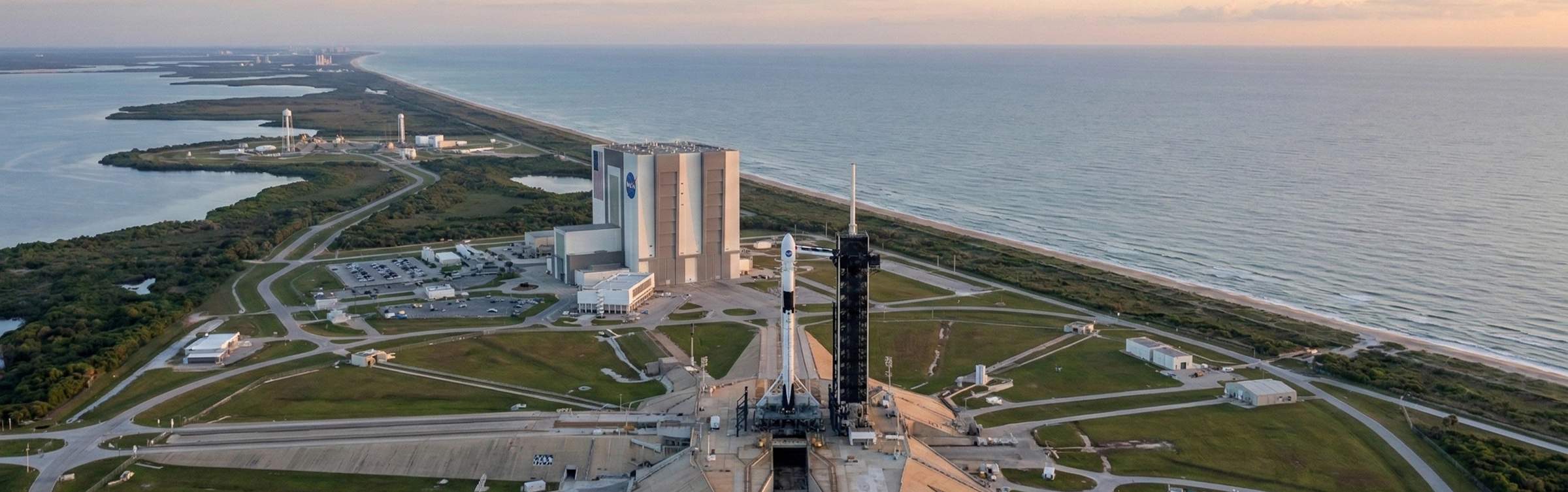 Cap Canaveral — NASA Kennedy Space Center, formations aérospatiales depuis les États-Unis