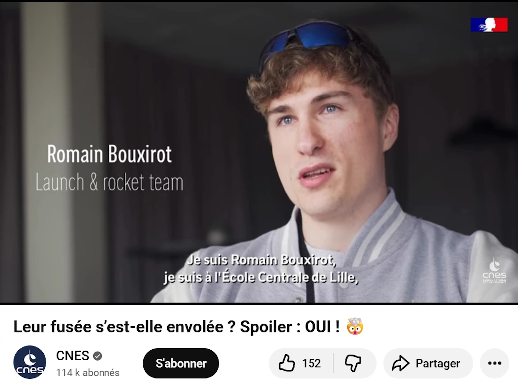 CNES — Fabriquer et lancer une fusée en Suède, Romain Bouxirot