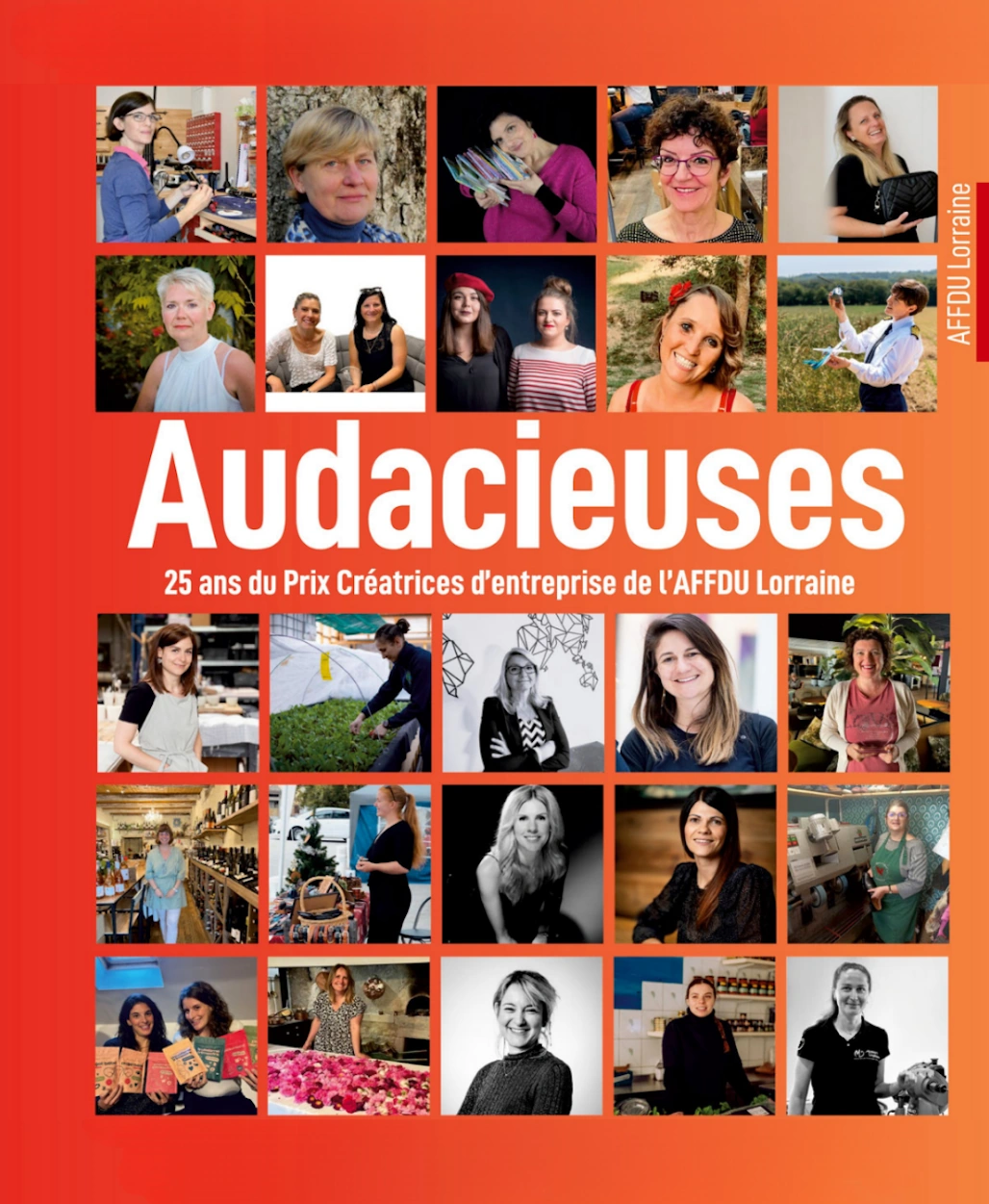 Audacieuses, livre AFFDU Lorraine 2025 — portrait de Sandra Bouxirot, France-BIA