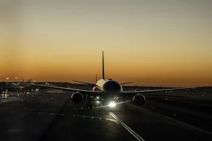 cours BIA avion de ligne retour parking nuit